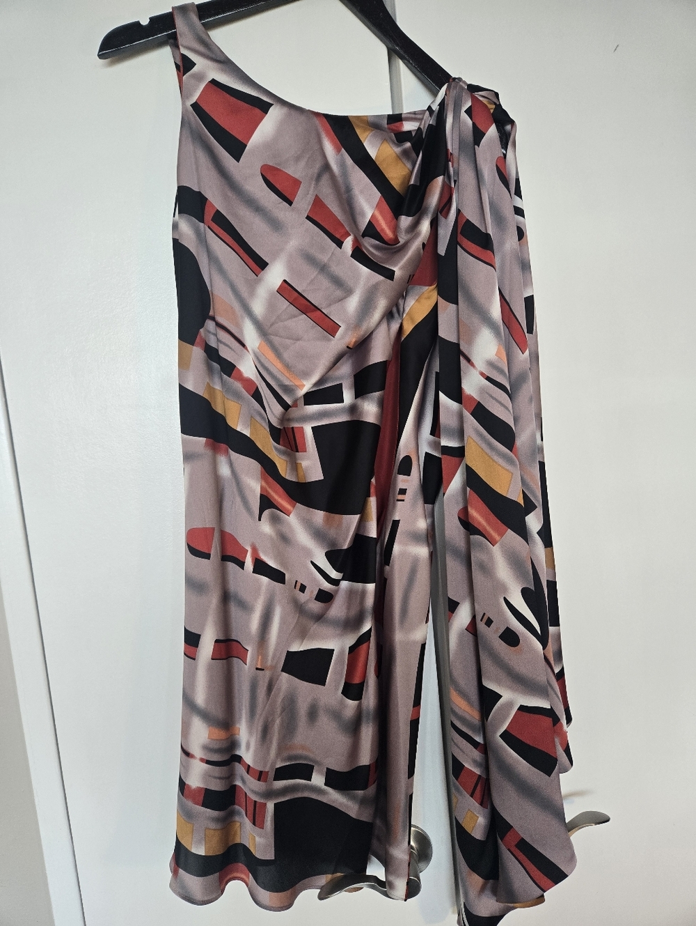 BCBGMAXAZRIA Sleevless Coctail Dress  With Big Tie  Attached Size S - Picture 2 of 16